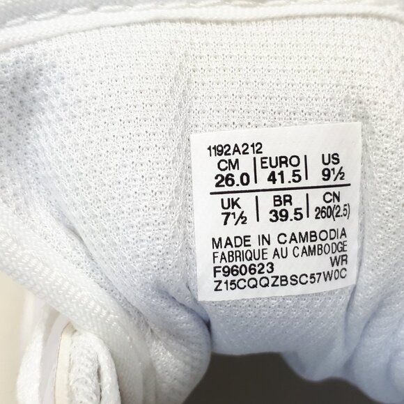 Asics Japan S Platform All White Casual VTG Shoe Sneaker Womens Size 9.5 US NEW - Picture 9 of 12